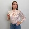 Blusa de Lunares con Lazo