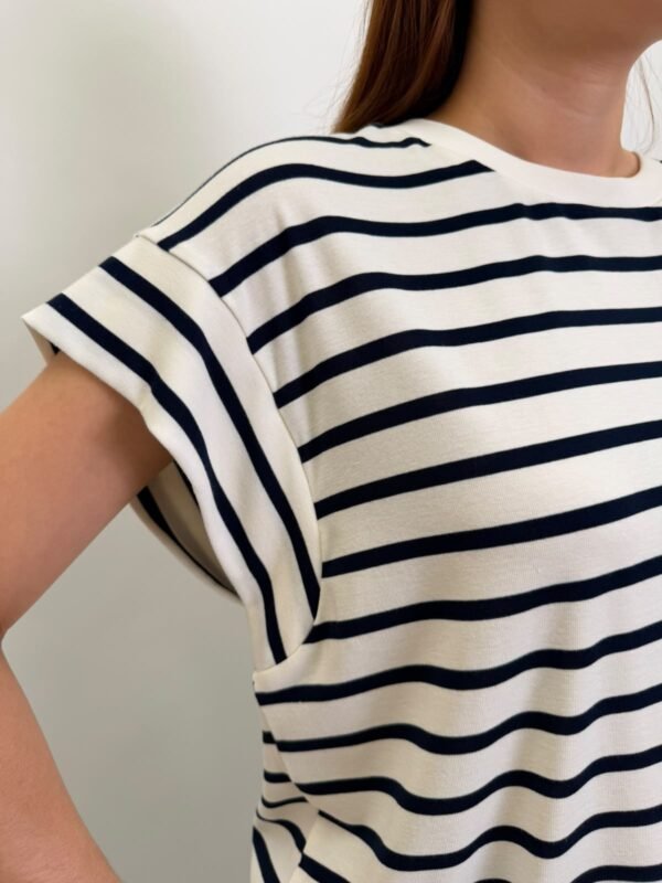Playera Rayas Navy