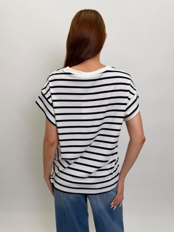 Playera Rayas Navy