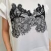 Playera Diseño Con Encaje