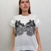 Playera Diseño Con Encaje