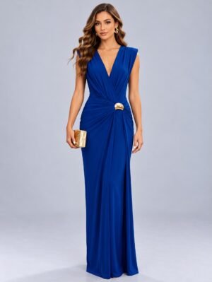 Vestido Azul Rey