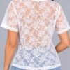 Playera Encaje Gatito