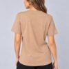 Playera Blanca y Beige