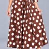 Vestido Chocolate con Lunares