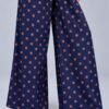 Pantalón Con Lunares Azul con Cafe