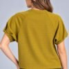 Blusa Manga Corta Olivo