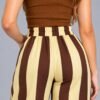 Pantalon Rayas Amarillas y Chocolate